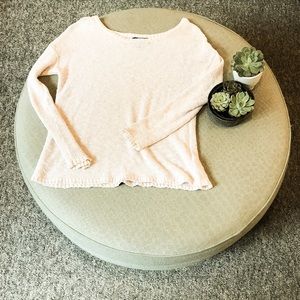 FOREVER 21 Cream knit sweater